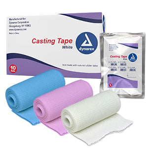 Fiberglass Casting Tape by Dynarex - Box Quantity - Multiple Colors and Sizes