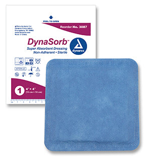 DynaSorb Super Absorbent Dressings - Case Quantity