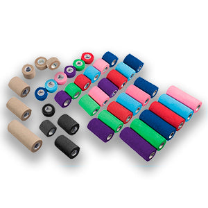 Sensi-Wrap Self-Adherent Bandage Rolls, Individual Colors - Case Quantity
