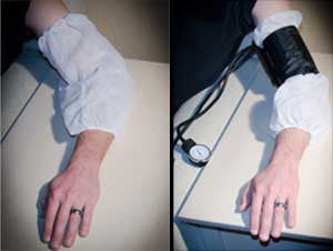 Blood Pressure Cuff Barrier