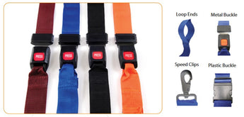 Disposable Strap, 5', Orange, 3pc