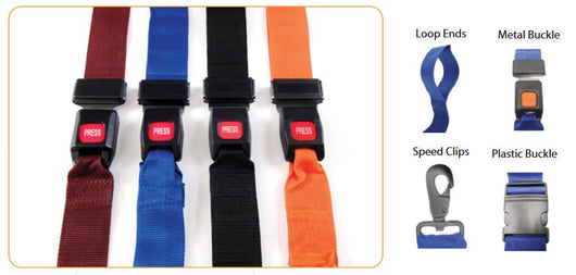 Disposable Strap, 5', Orange, 3pc